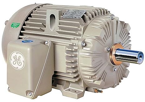 GE General Purpose TEFC 1.5 Horsepower 3 Phase Motor