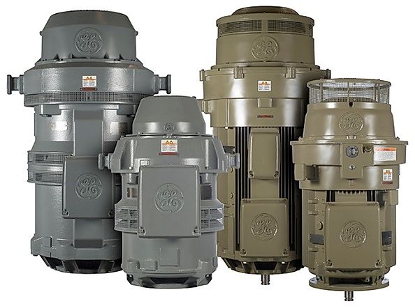 GE Ultra Vertical Hollowshaft 40 Horsepower 3 Phase Pump Motor